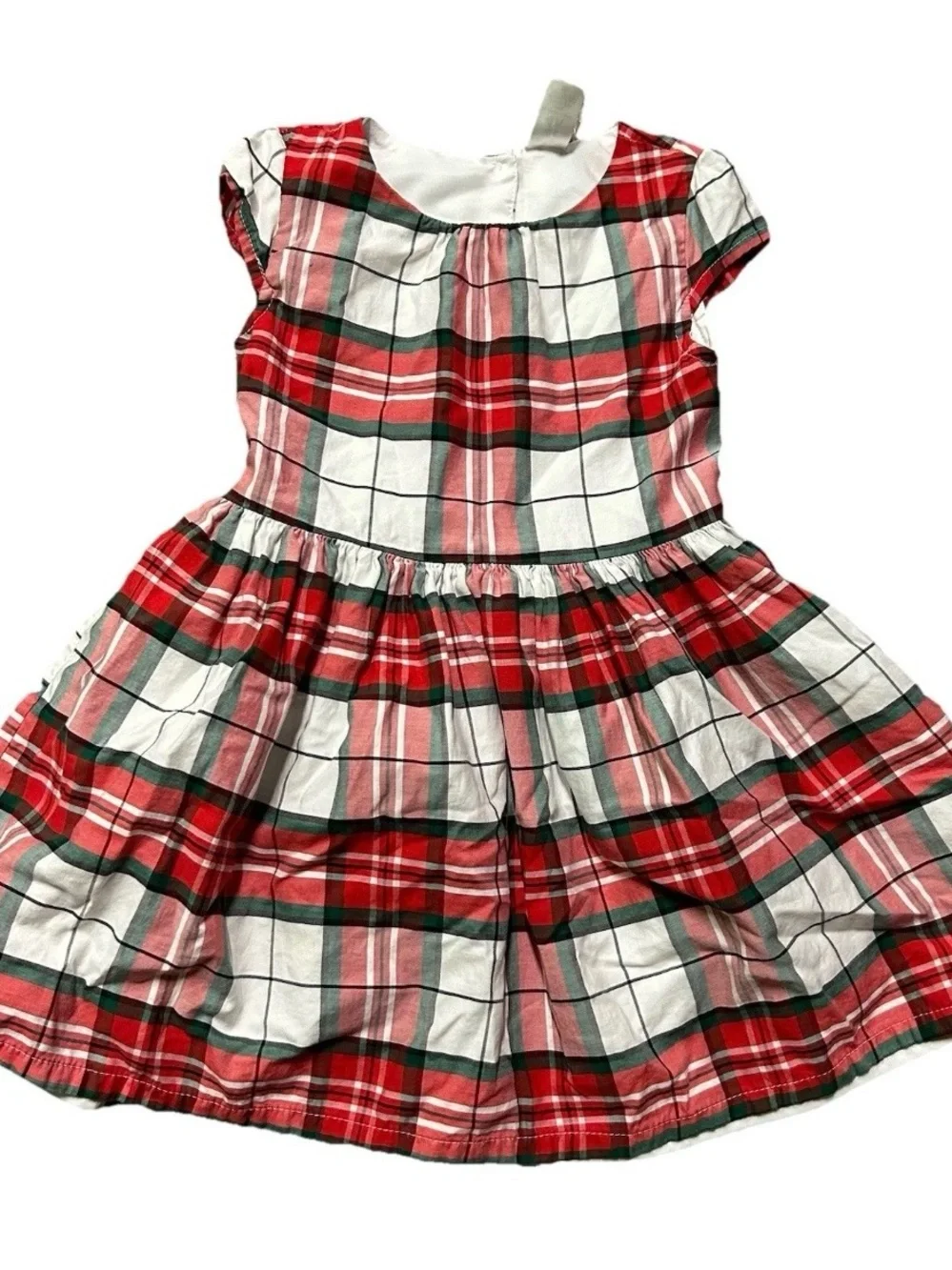 Toddler Girl Red Green White Christmas Holiday Dress Size 4T